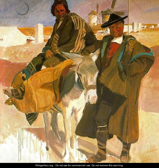 Types of La Mancha - Joaquin Sorolla y Bastida