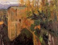 Tower of the Infantas, the Alhambra - Joaquin Sorolla y Bastida