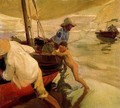 Sun morning. Valencia beach - Joaquin Sorolla y Bastida