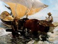 Study for 'The Comeback of the fisheries' - Joaquin Sorolla y Bastida