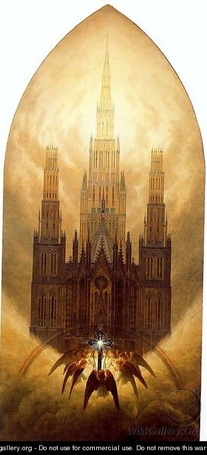 The Cathedral - Caspar David Friedrich