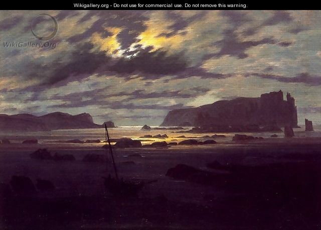 Northern Sea in the Moonlight - Caspar David Friedrich