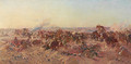 The charge of the Australian Light Horse at Beersheba, 31 October 1917 - George Lambert