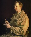 Portrait of Charles E.W. Bean, Australian official war correspondent during the First World War - George Lambert