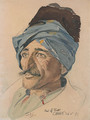Head of a Turk, Chanak - George Lambert