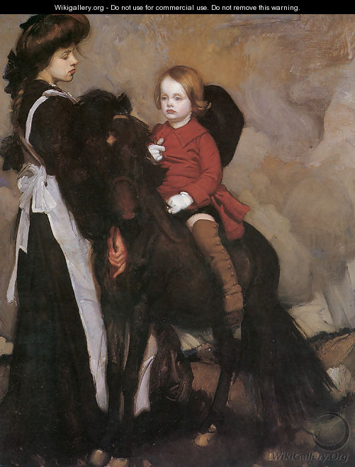 Equestrian Portrait of a Boy - George Lambert