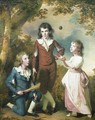 The Children of Hugh and Sarah Wood of Swanwick, Derbyshire - Joseph Wright