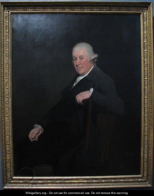Portrait of Reverend Basil Bury Beridge - Joseph Wright