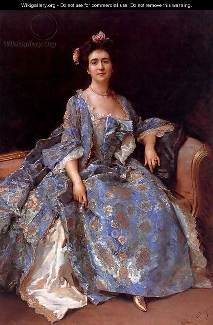Portrait of Mrs - Raimundo de Madrazo y Garreta