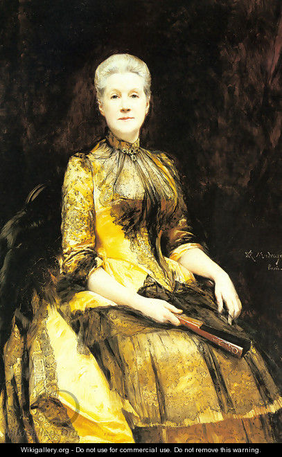 A Portrait of Mrs James Leigh Coleman - Raimundo de Madrazo y Garreta