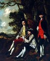 Peter Darnell Muilman. Charles Crokatt and William Keable in a Landscape - Thomas Gainsborough