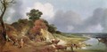 Landscape with the village Cornard - Thomas Gainsborough