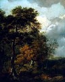 Landscape with a Peasant on a Path circa - Thomas Gainsborough