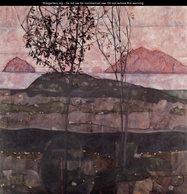 Sundown - Egon Schiele