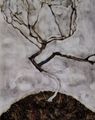 Small tree in late autumn - Egon Schiele