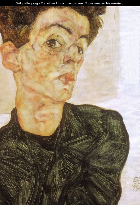 Self portrait 1912 - Egon Schiele