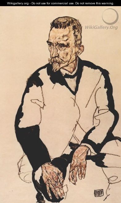 Portrait of Heinrich Benesch 2 - Egon Schiele
