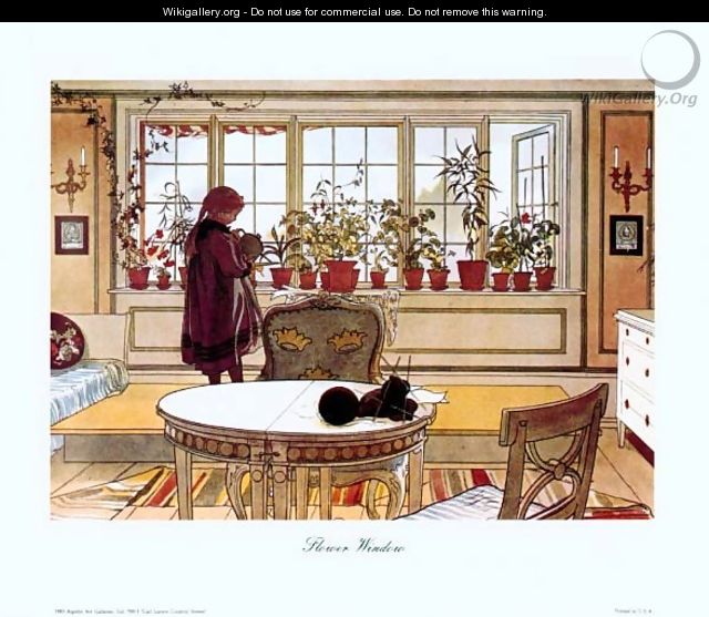 Flower Window - Carl Larsson
