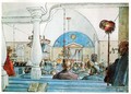 At Church - Carl Larsson