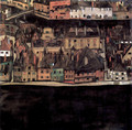 The Town (Cesk ý Krumlov) - Egon Schiele