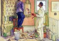 My friends, the Carpenter and the Painter - Carl Larsson