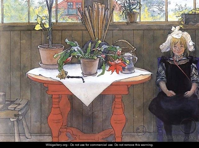 Lisbeth In The Atelier - Carl Larsson