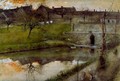 Grez-sur-Loing's Reservoir - Carl Larsson