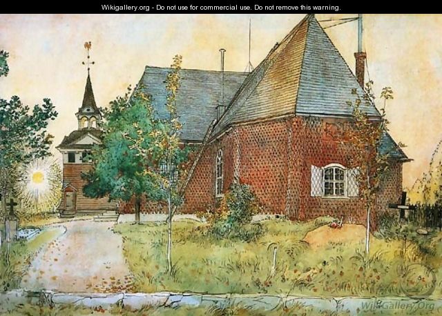The Old Church - Carl Larsson