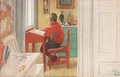 The New Book - Carl Larsson