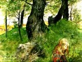 Suzanne In The Woods - Carl Larsson