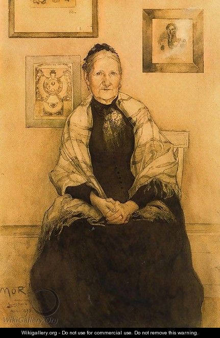 My mother - Carl Larsson