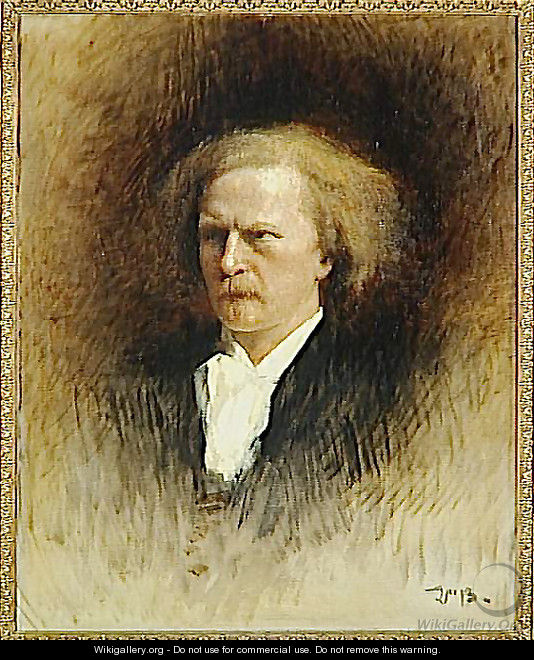 Portrait of Ignacy Paderewski - Léon Bonnat