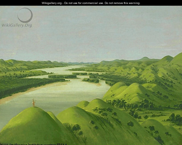 River Bluffs - George Catlin