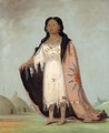 Pshán-shaw, Sweet-scented Grass, Twelve-year-old Daughter of Bloody Hand - George Catlin