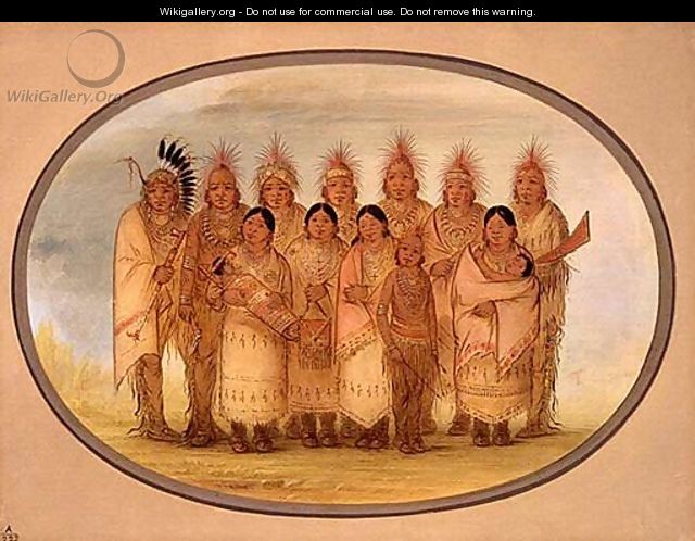 Iowa Indians Who Visited London and Paris - George Catlin