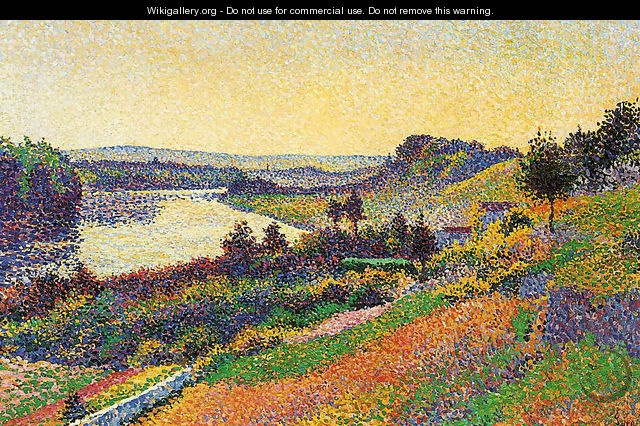 The Seine at Herblay - Maximilien Luce