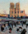 The Quai Saint-Michel and Notre-Dame - Maximilien Luce