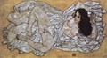 Lying woman - Egon Schiele