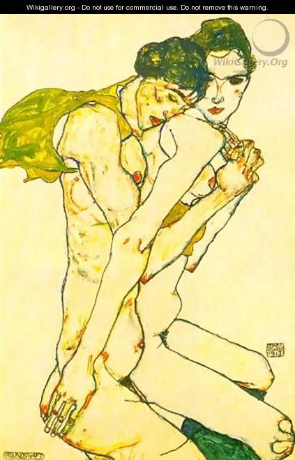 Lovers - Egon Schiele