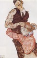Courting couple 2 - Egon Schiele