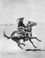 One of the Fort Keogh Cheyenne Scout Corps, Commanded by Lieutenant Casey - Frederic Remington