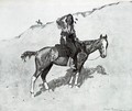 Hostiles Watching the column - Frederic Remington