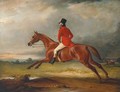 Major Healey, Wearing Raby Hunt Uniform, Riding with the Sedgefield Hunt - John Ferneley, Snr.