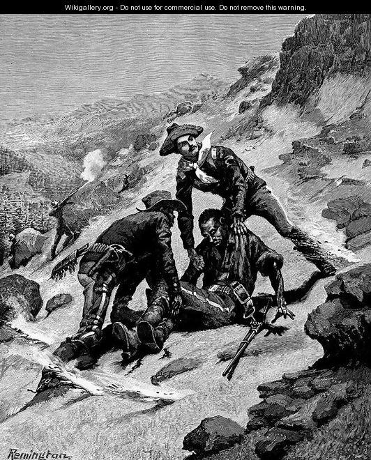 Soldiering in the Southwest-The Rescue of Corporal Scott - Frederic Remington