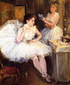 The Ballet Dancers, The Dressing Room - Willard Leroy Metcalf