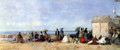 Strand in Trouville - Eugène Boudin