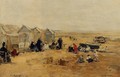 Deauville, Beach Scene - Eugène Boudin