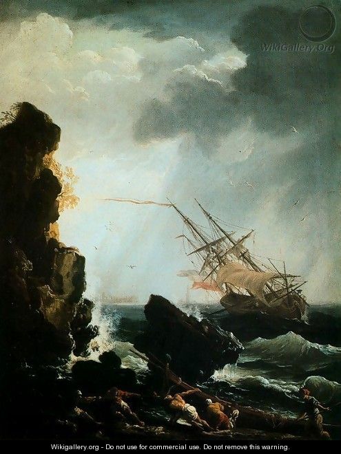 The Sinking - Claude-joseph Vernet