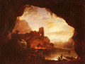 Landscape with castle ruins - Claude-joseph Vernet
