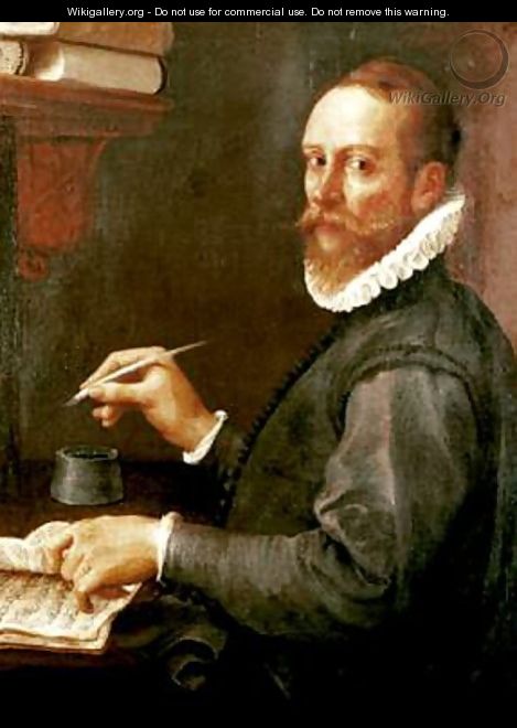 Portrait of Claudio Merulo - Annibale Carracci